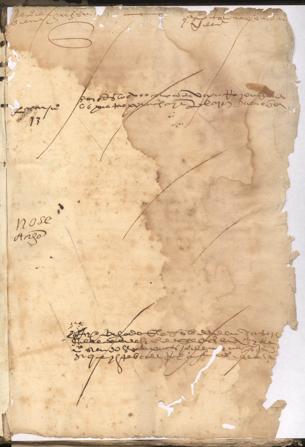 Registro de Pedro Ruiz, Murcia de 1593.